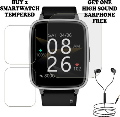 SOMTONE Tempered Glass Guard for NOISEFIT ENDURE SMART WATCH BUY PACK 2 AND GET ONE EARPHONE FREE(Pack of 2)