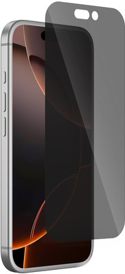 Girind Tempered Glass Guard for iPhone 16 Pro, Anti Scratch & Fingerprint with 9h Protection, Edge to Edge Full Coverage Anti Spy Screen Guard (Easy Installation)(Pack of 1)