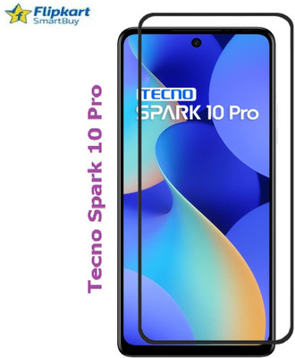 Flipkart SmartBuy Edge To Edge Tempered Glass for TECNO SPARK 10 PRO(Pack of 1)