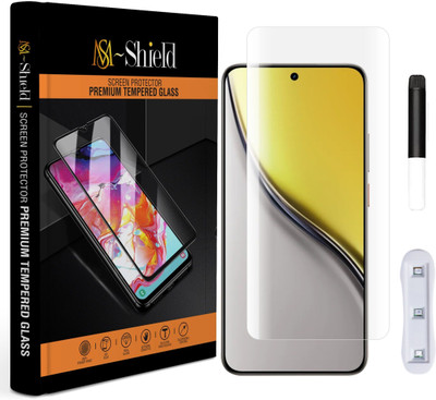 MS-Shield Tempered Glass Guard for Realme P3 Ultra 5G, Advanced HD+ Curved UV Gorilla Glass Protection(Pack of 1)