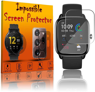 FCS Edge To Edge Screen Guard for Amazfit Gts 4 Mini(Pack of 2)