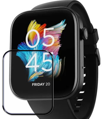 tombik Tempered Glass Guard for 5ff-boAt Ultima Rise Smartwatch(Pack of 1)