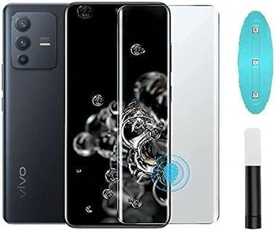 Appster Tempered Glass Guard for Vivo V23 Pro/Vivo V23Pro (5G) Advanced Border Less Full Edge To Edge Uv Screen Protector Clear With Easy Installation Kit(Pack of 1)