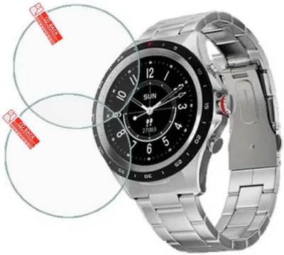 MUTAALI Tempered Glass Guard for Fire-Boltt Solac smart watch(Pack of 2)