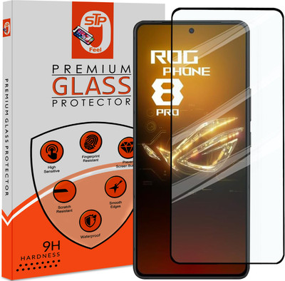 STP FEEL Tempered Glass Guard for Asus ROG Phone 8 / ROG Phone 8 Pro Premium Screen Protector Guard with Easy Installation Kit(Pack of 1)