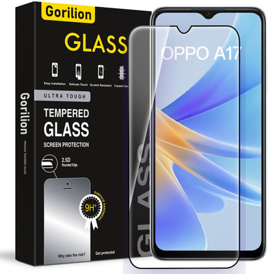 Gorilion Tempered Glass Guard for Oppo A17(Pack of 1)