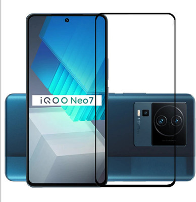 COVER CAPITAL Edge To Edge Tempered Glass for iQOO Neo 7 5G(Pack of 1)