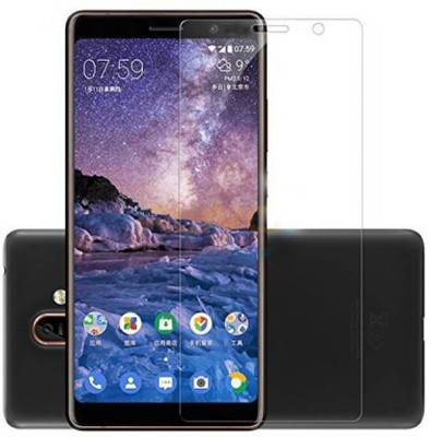 RCHJV Tempered Glass Guard for Nokia 7 Plus(Pack of 1)