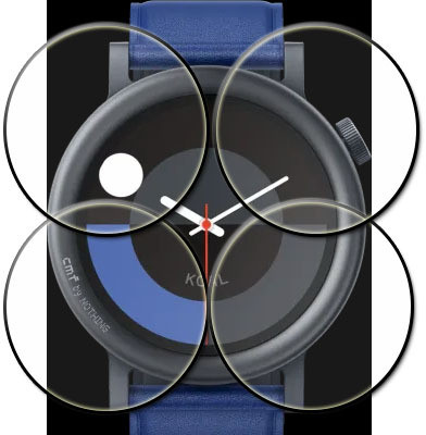 tombik Tempered Glass Guard for 31ccr-CMF Watch Pro 3(Pack of 4)