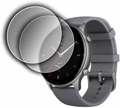 KHWABEEDA Tempered Glass Guard for Amazfit GTR 2e smart watch (pack of 2)(Pack of 2)