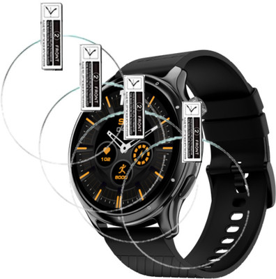 MUTAALI Tempered Glass Guard for NoiseFit Crew Pro Smartwatch(Pack of 4)