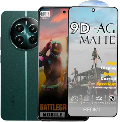 FAIYER BEAT Tempered Glass Guard for Premium matte Tempered Glass For realme 12 plus 5g(matte finish,Pack Of 1) Advanced gaming matte Full Screen Coverage Screen Protector for realme 12 plus 5g(Pack of 1)