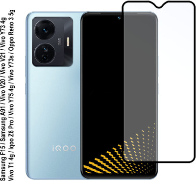 PMS Tempered Glass Guard for Samsung F15 / Samsung A91 / Vivo V20 / Vivo V21 / Vivo Y73 4g / Vivo T1 4g / Iqoo Z6 Pro / Vivo Y75 4g / Vivo Y73s / Oppo Reno 3 5g(Pack of 1)