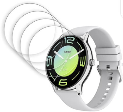 KHWABEEDA Tempered Glass Guard for NOISE TWIST GO ROUND 1.39 SMART WATCH TEMPERED GLASS (PACK OF 4)(Pack of 4)