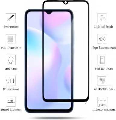 FlipSmartGuard Edge To Edge Tempered Glass for Redmi 9i(Pack of 1)