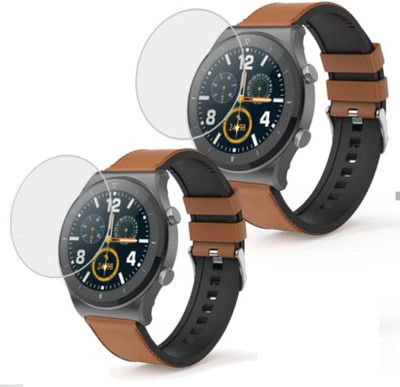 KHWABEEDA Tempered Glass Guard for PEBBLE REVO SMART WATCH ( PACK OF 2)(Pack of 2)