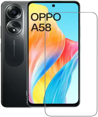 INFINITYWORLD Tempered Glass Guard for OPPO A58 4G(Pack of 2)