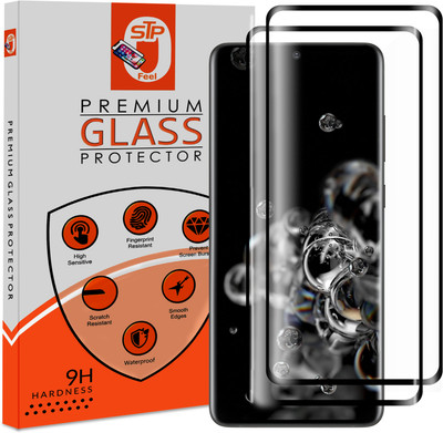 Maxboost Tempered Glass Guard for Samsung Galaxy S8 Plus (6.2 inch) Advanced Black Border Screen Protector(Pack of 2)