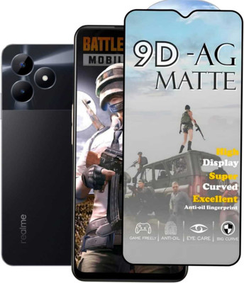 FAIYER BEAT Tempered Glass Guard for Premium matte Tempered Glass For realme C51(matte finish,Pack Of 1) Advanced gaming matte Full Screen Coverage Screen Protector for realme C51(Pack of 1)