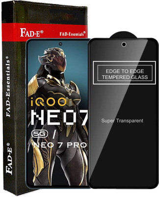 FAD-E Tempered Glass Guard for iQOO Neo 7 5G (2023), IQOO Neo 7 Pro 5G(Pack of 1)