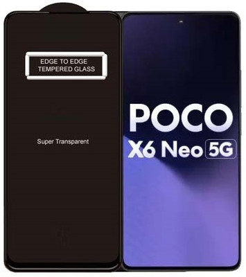 A-Allin1 Tempered Glass Guard for POCO X6 Neo 5G(Pack of 1)