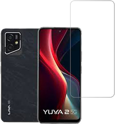 VAYUVAULT Tempered Glass Guard for LAVA Yuva 2 5G(Pack of 1)