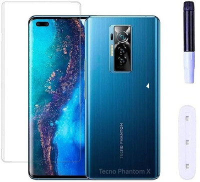 TechWings Tempered Glass Guard for Tecno Phantom X, Uv High Quailty Glass(Pack of 1)