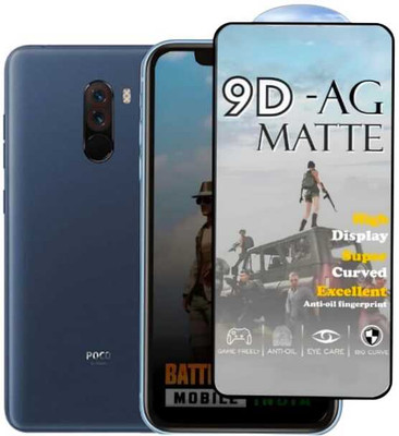 FAIYER BEAT Tempered Glass Guard for Premium matte Tempered Glass For redmi poco F1(matte finish,Pack Of 1) Advanced gaming matte Full Screen Coverage Screen Protector for redmi poco F1(Pack of 1)