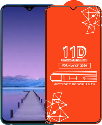 Qyist Tempered Glass Guard for Vivo Y21 2020(Pack of 1)