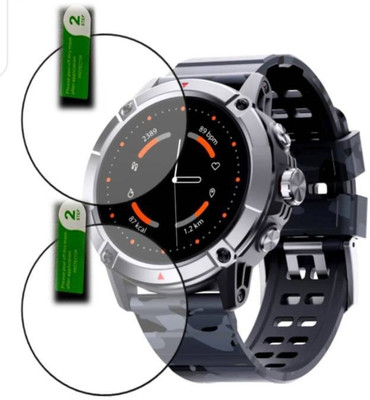 DB Tempered Glass Guard for AMBRANE CREST PRO 1.52 SMART WATCH TEMPERED GLASS (PACK OF 2)(Pack of 2)