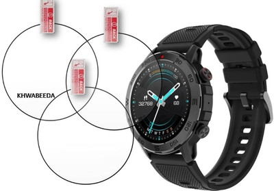 DOWRVIN Tempered Glass Guard for BEATXP DUKE 1.43 SUPER AMODED DISPLAY BLUETOOTH CALLING SMART WATCH ( PACK OF 3)(Pack of 3)