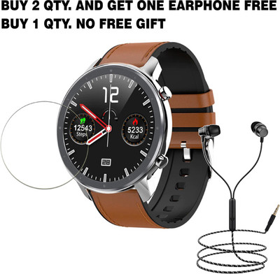 SOMTONE Tempered Glass Guard for L11 Smart Watch BUY 2 QTY AND GET ONE EARPHONE FREE(Pack of 1)