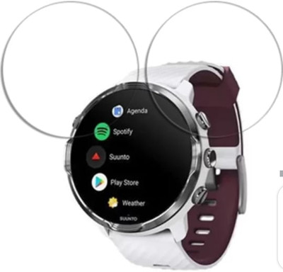 DOWRVIN Tempered Glass Guard for SUUNTO 7 SPS( R ) SMART WATCH TEMPERED GLASS (PACK OF 2)(Pack of 2)