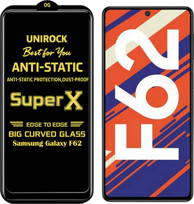 Unirock Tempered Glass Guard for Samsung Galaxy F62(Pack of 1)
