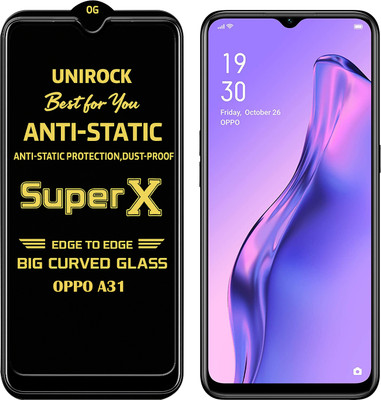 Unirock Tempered Glass Guard for OPPO A31(Pack of 1)