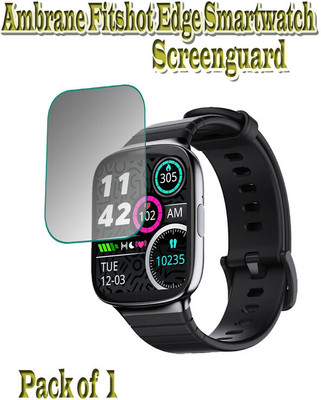 EZGER Tempered Glass Guard for Ambrane Fitshot Edge(Pack of 1)