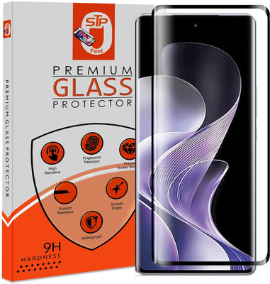 STP FEEL Tempered Glass Guard for Samsung Galaxy S10 Lite Advanced Black Border Screen Protector Guard(Pack of 1)