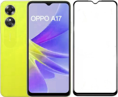 ASMANTIC Tempered Glass Guard for Oppo A17(Pack of 1)