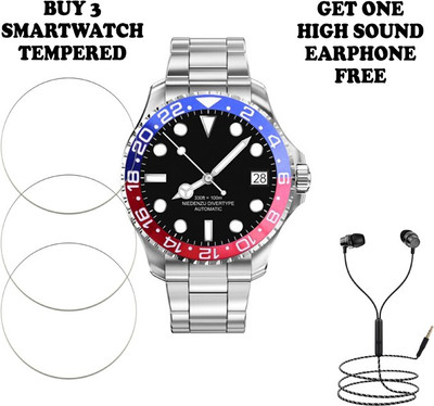 ARBAN Tempered Glass Guard for R1 Smart Watch PACK-3 BUY AND GET ONE EARPHONE FREE(Pack of 3)