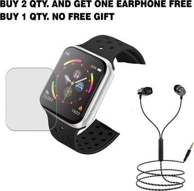 SOMTONE Tempered Glass Guard for F9 Smart Watch BUY 2 QTY AND GET ONE EARPHONE FREE(Pack of 1)