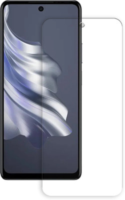 SOMTONE Tempered Glass Guard for Tecno Spark 20P 4G FRONT Tempered Glass Screen Protector | Anti-Scratch | Edge to Edge Full Coverage | 9H Hardness(Pack of 1)