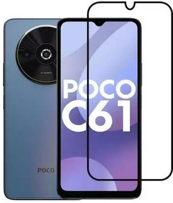 DSCASE Tempered Glass Guard for POCO C61(Pack of 1)