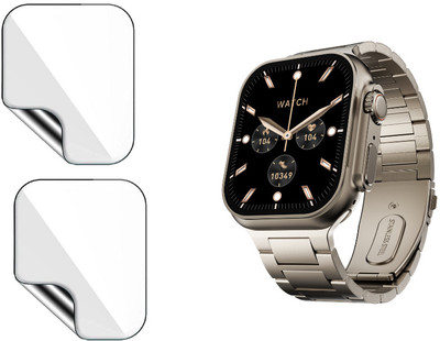 MUTAALI Tempered Glass Guard for Fire-Boltt Dappe Smartwatch(Pack of 2)