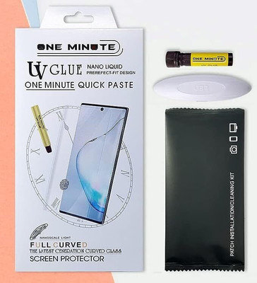 Tech Fuel Tempered Glass Guard for ONE PLUS 7 PRO Quick Paste Glue UV Tempered Glass Screen Protector | One Minute UV Original Tempered Glass(Pack of 1)