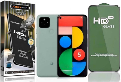 FAIYER BEAT Tempered Glass Guard for Premium high definition Tempered Glass For GOOGLE PIXEL 5A (high definition finish,Pack Of 1) Advanced gaming high definition Full Screen Coverage Screen Protector forGOOGLE PIXEL 5A(Pack of 1)