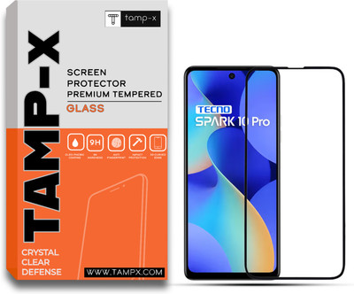TAMP-X Tempered Glass Guard for Tecno Spark 10 Pro(Pack of 1)