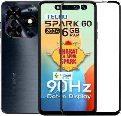 Flipkart SmartBuy Tempered Glass Guard for Tecno Spark Go 2024(Pack of 1)