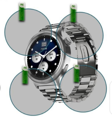 ZIDZEE Tempered Glass Guard for NOISE HALO 2 1.43 SMART WATCH TEMPERED GLASS ( PACK OF 4)(Pack of 4)