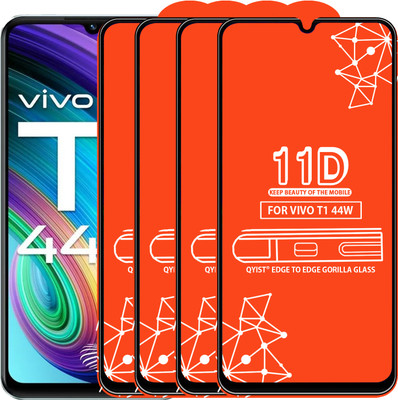 Qyist Tempered Glass Guard for Vivo T1 44W(Pack of 4)