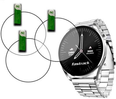 ZIDZEE Tempered Glass Guard for FASTRACK DEZIRE FX1 SMART WATCH SCREEN GUARD (P-3)(Pack of 3)